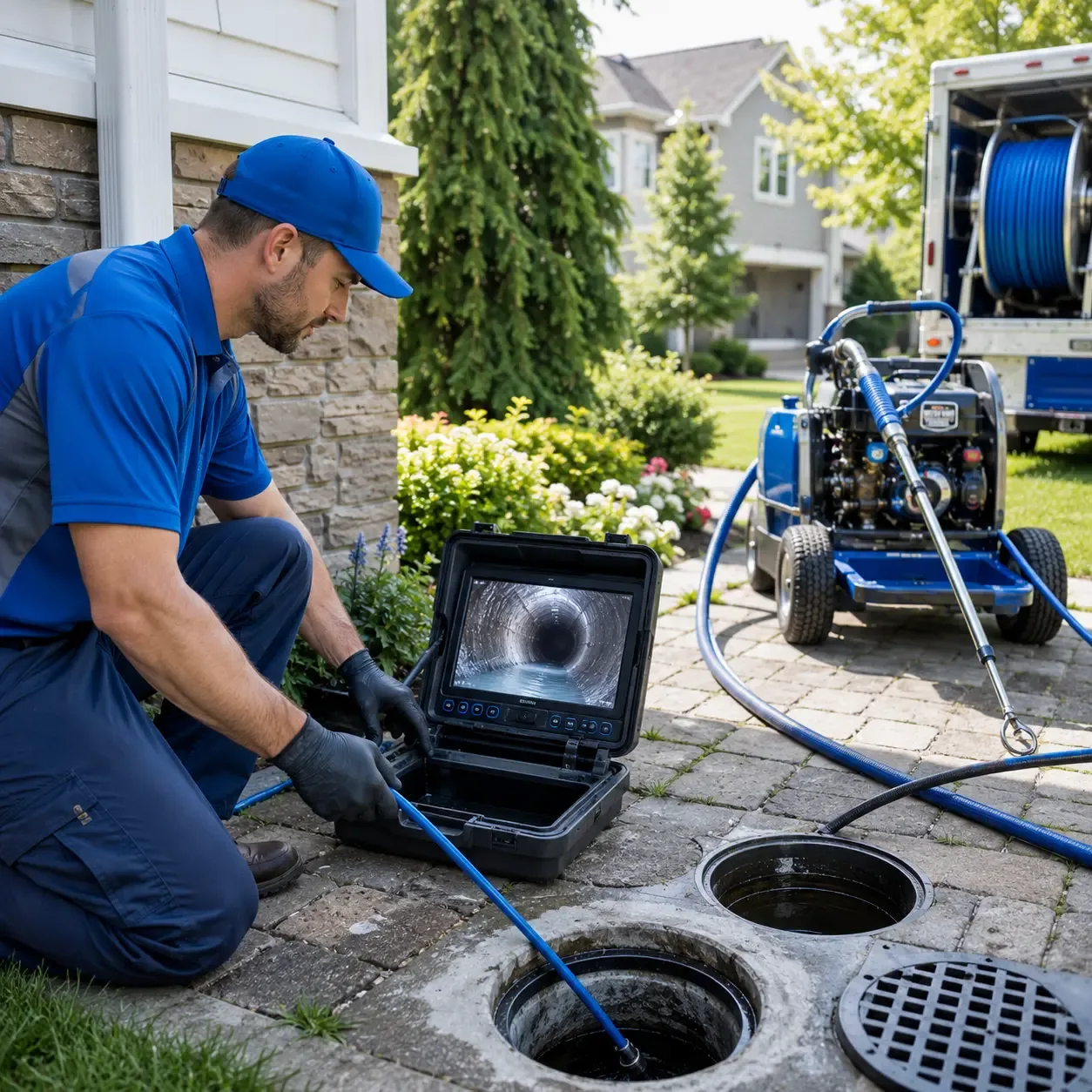 Outdoor drain cleaning professionals serving Denair, CA